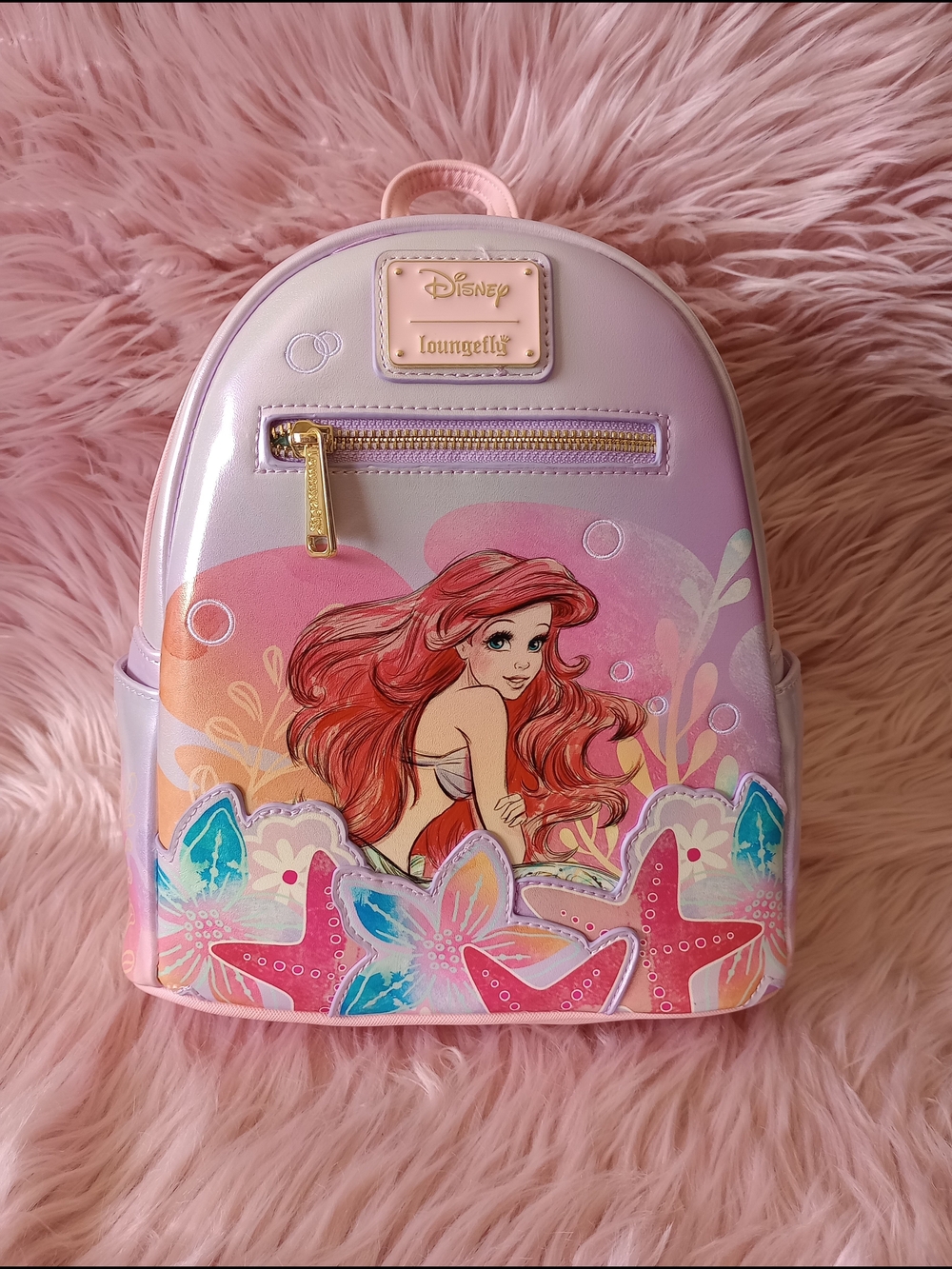 Loungefly x Disney The Little Mermaid Ariel Soft Floral Mini Backpack
